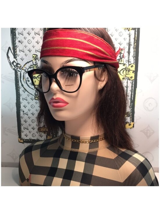 Burberry Accessories - Burberry BE2356 Black and Gold Women's Glasses 3942 New